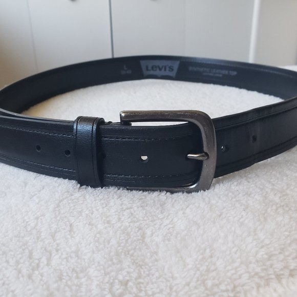 Levi Brand Men's Black Belt size L - Picture 7 of 7